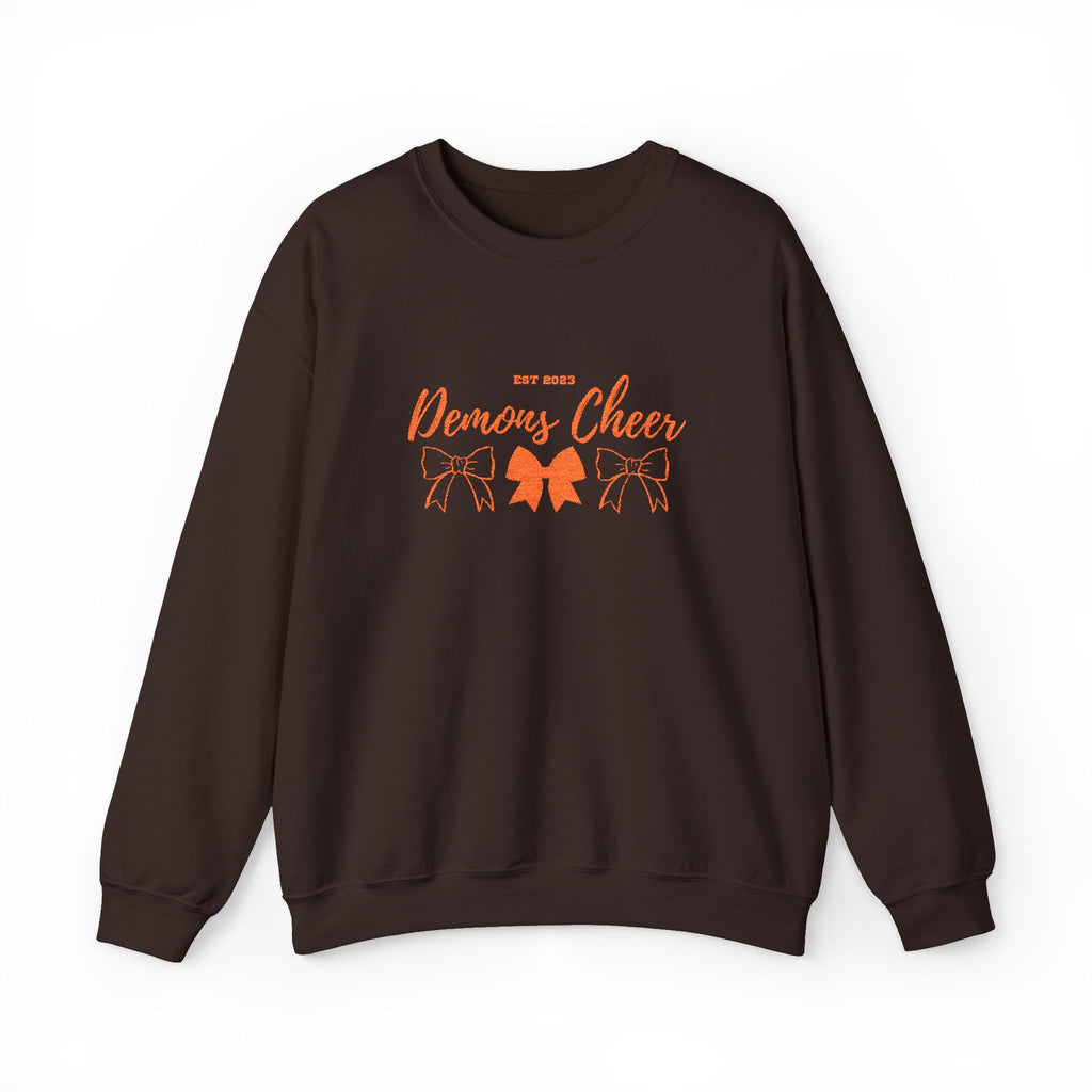 Demons Cheer Embroidered Crewneck