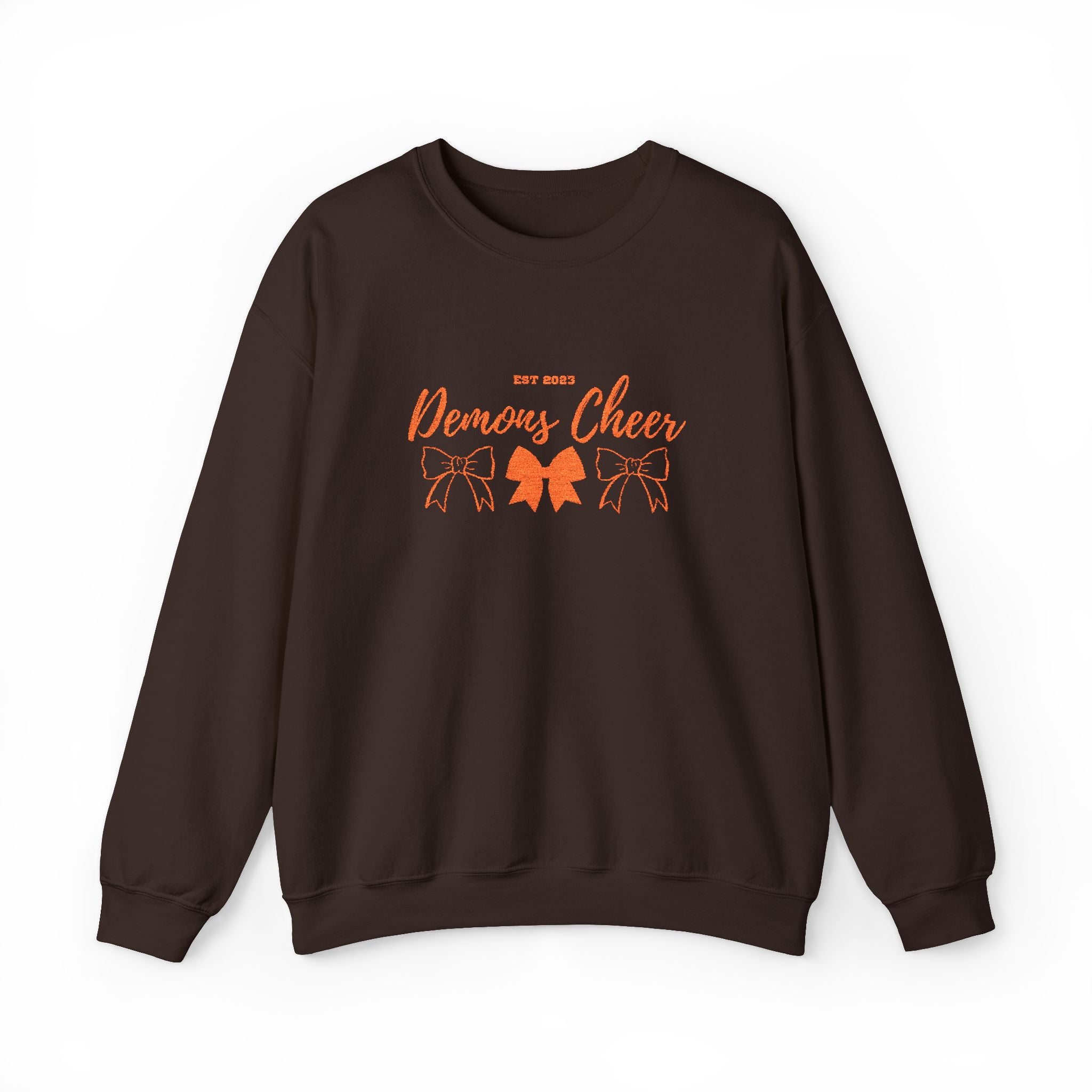 Demons Cheer Embroidered Crewneck